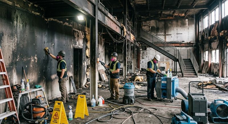 Commercial Fire Mitigation in Gilbert, AZ