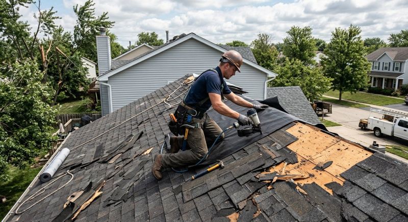 Roof Storm Damage Remediation in Kansas City, KS