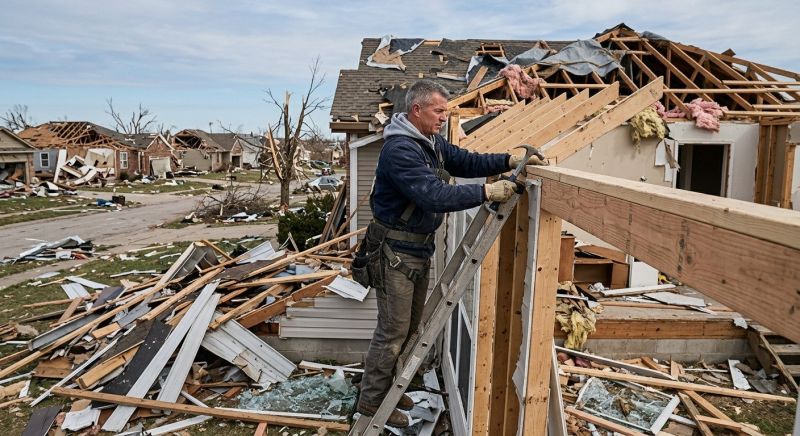 Tornado Damage Repair in Olathe, KS