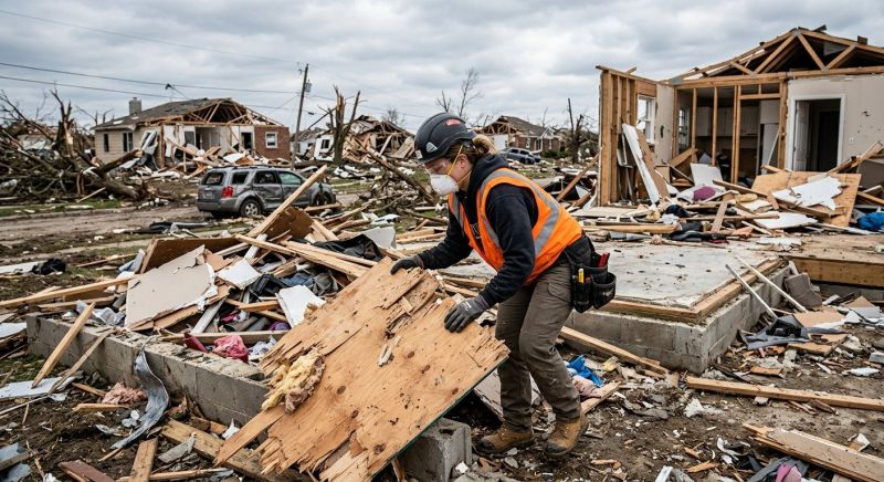 Tornado Damage Restoration in Olathe, KS